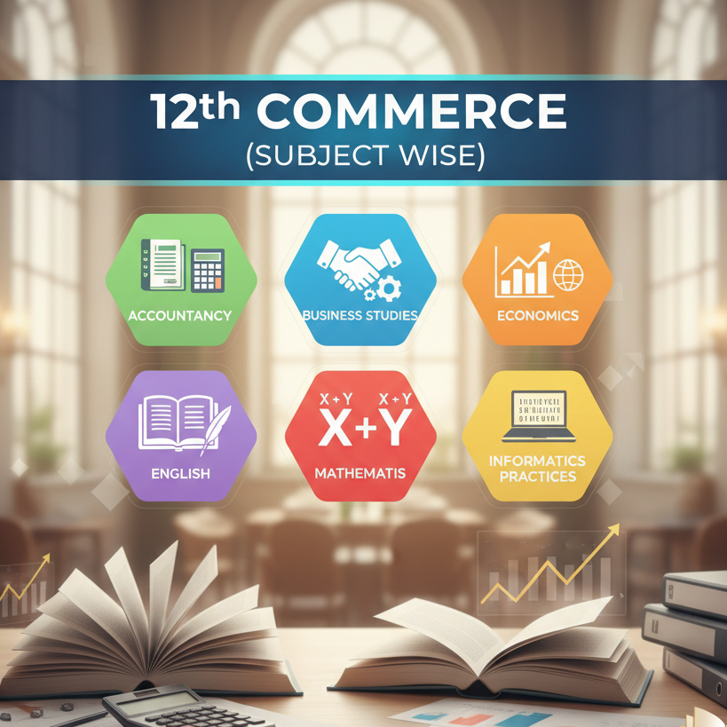 12th Commerce (Subject Wise) (Offline/Live)