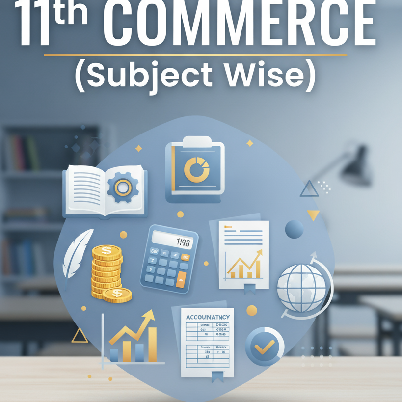 11th Commerce (Subject Wise) (Offline/Live)